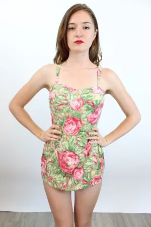 1950s TORI RICHARD hawaii romper playsuit cotton xs | new spring