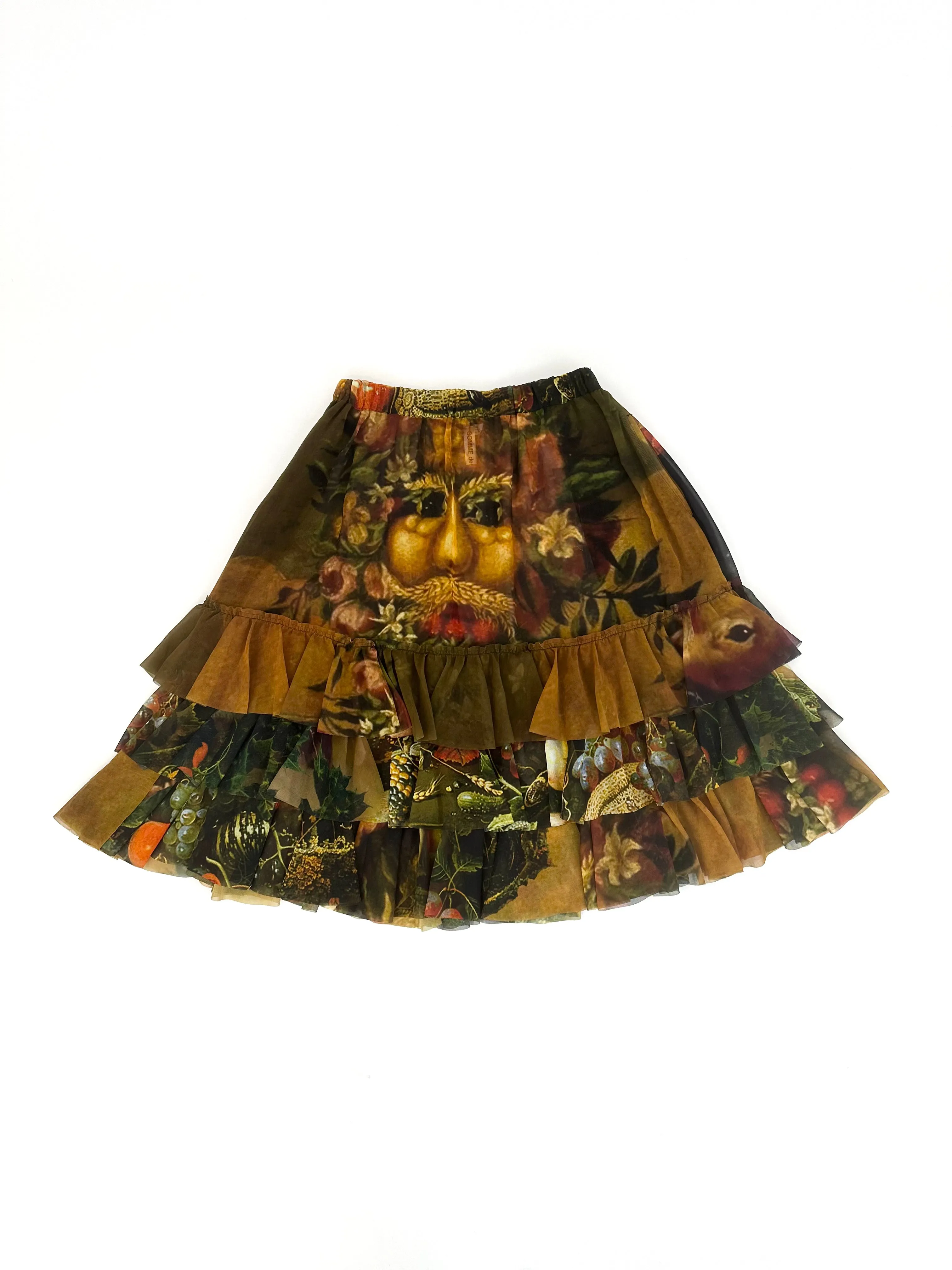 2018 Comme des Garçons Vertumnus Print Skirt