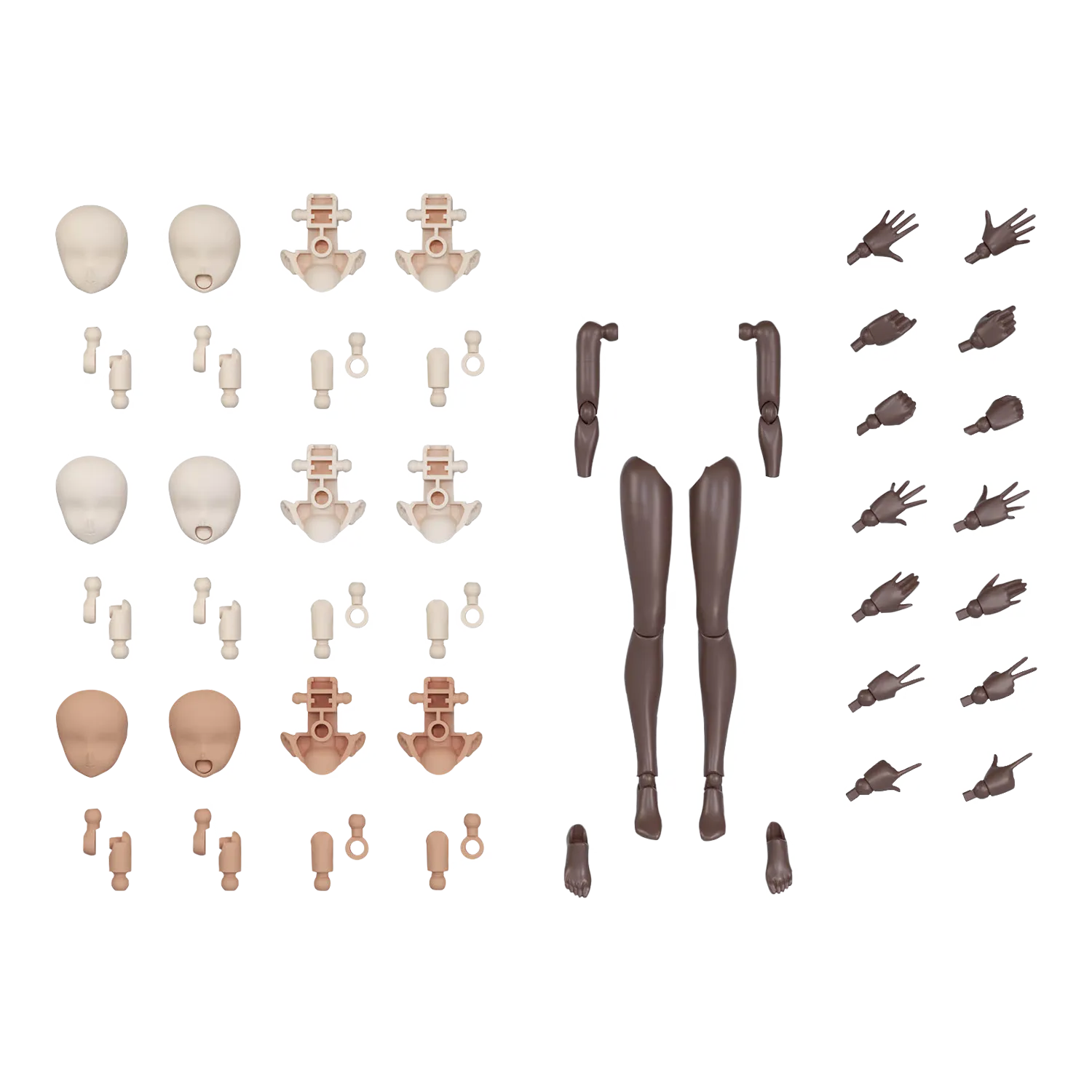 30MS Body Parts [Arm Parts & Leg Parts] [Brown]