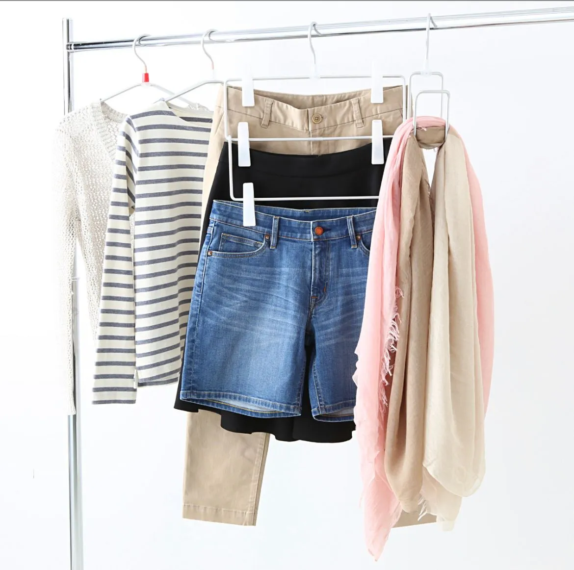 Aluminium Trouser Hanger. 3-Tier
