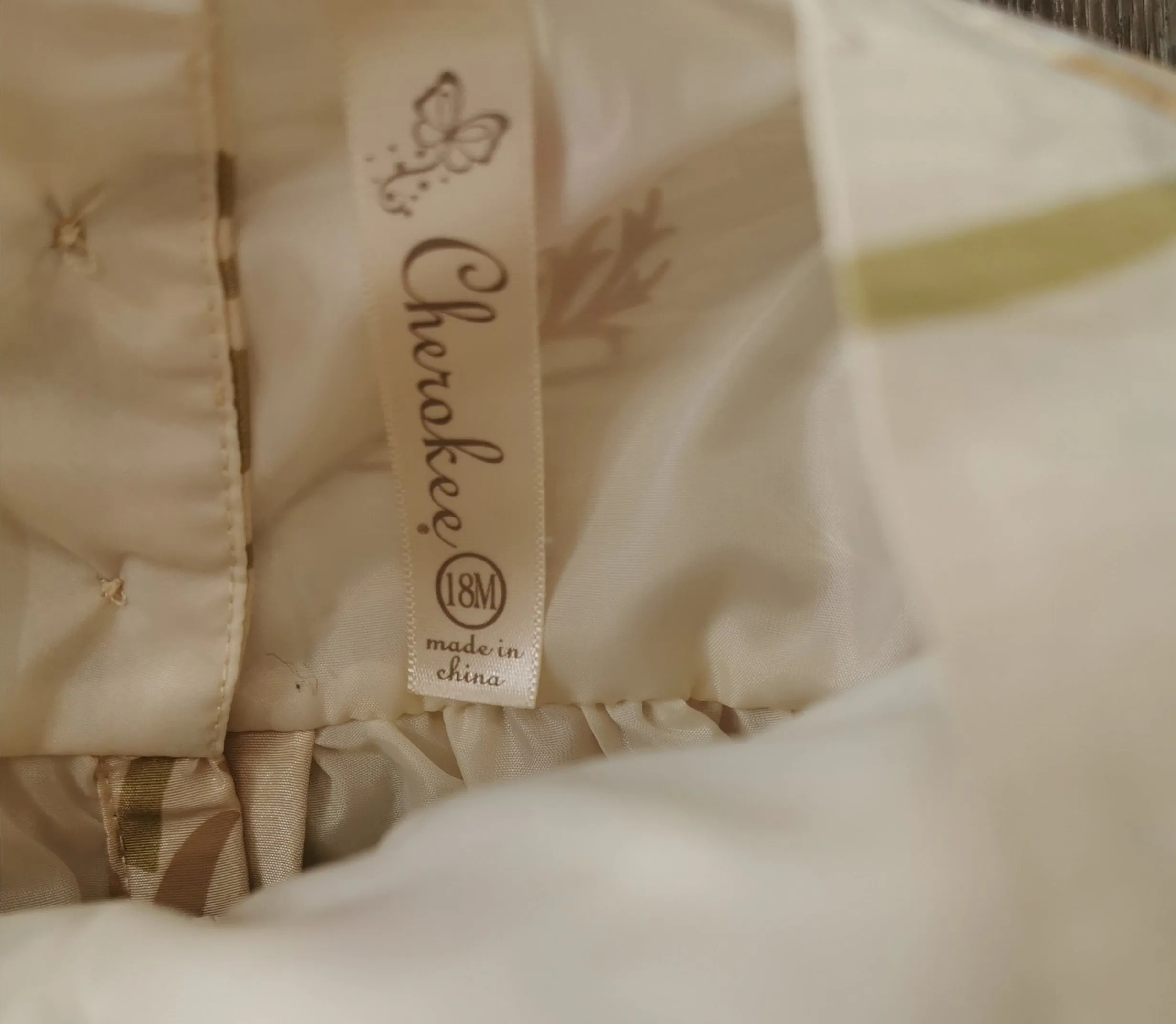 BABY GIRL SIZE 18 MONTHS - CHEROKEE Beautiful Floral Empire Dress NWT B38
