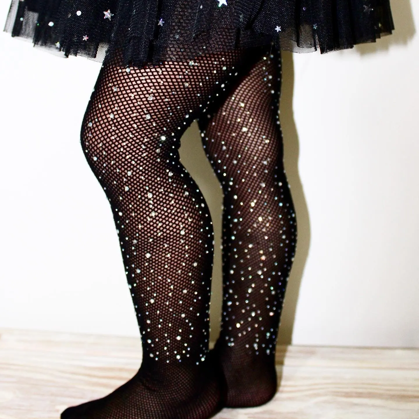 Bedazzled Rhinestone Color Tights KIDS