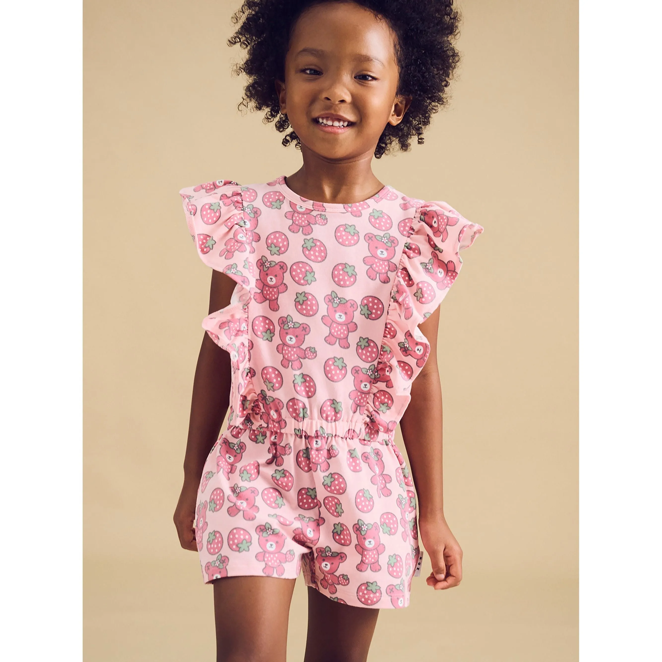 Berry Bear Frill Playsuit