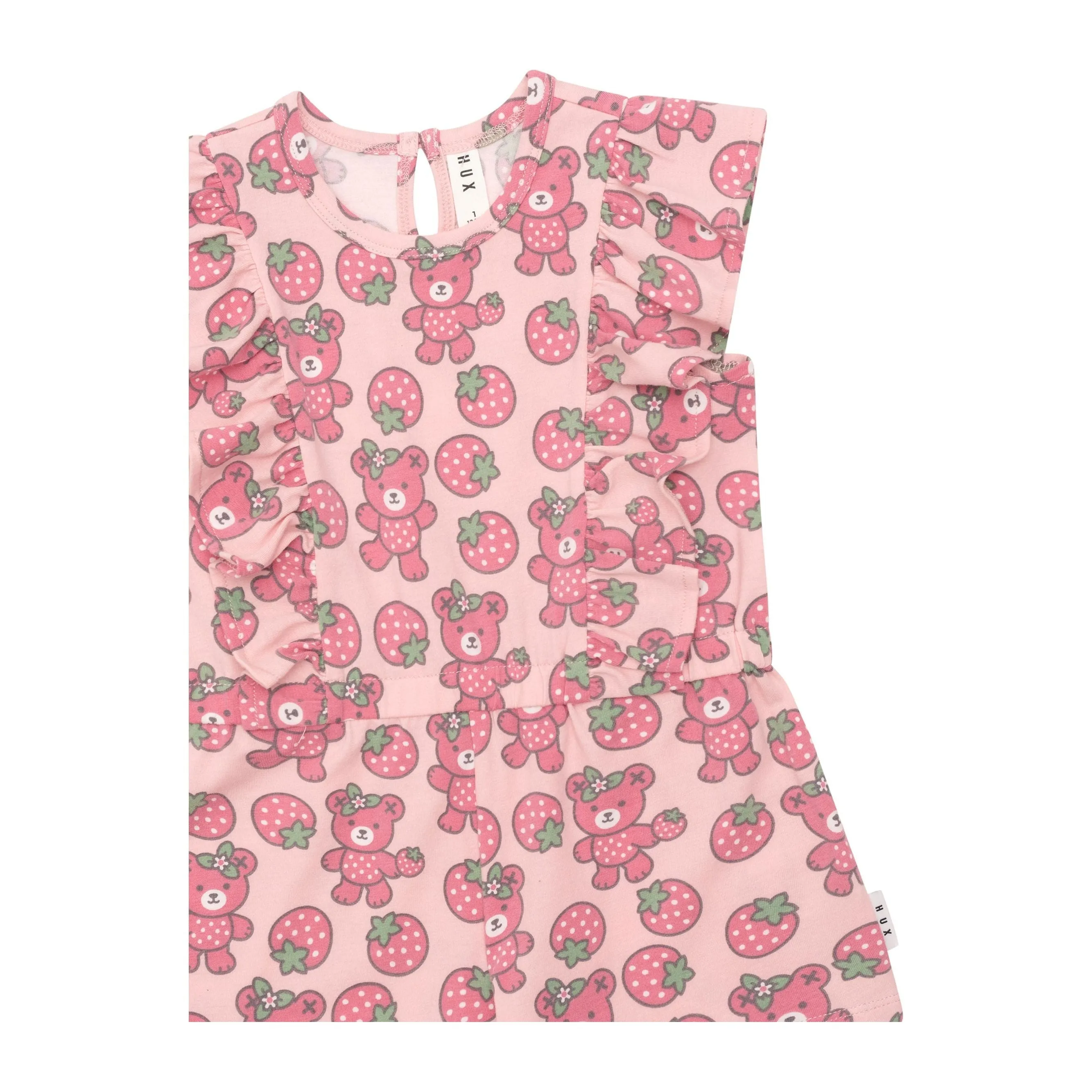 Berry Bear Frill Playsuit