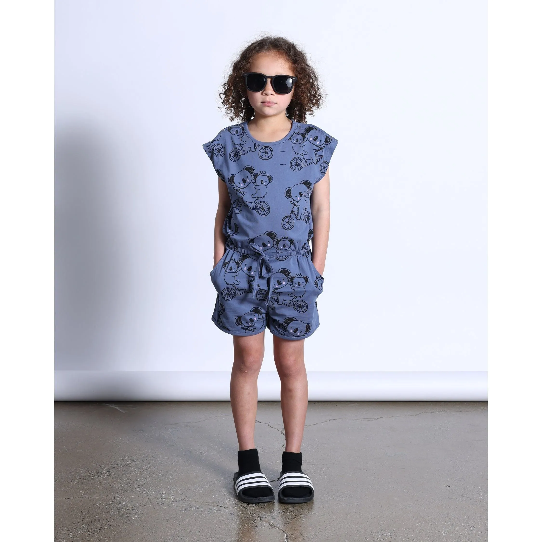 Biking Koalas Playsuit- Midnight