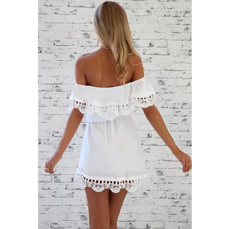 Boho Lace Dress Multiple Colors