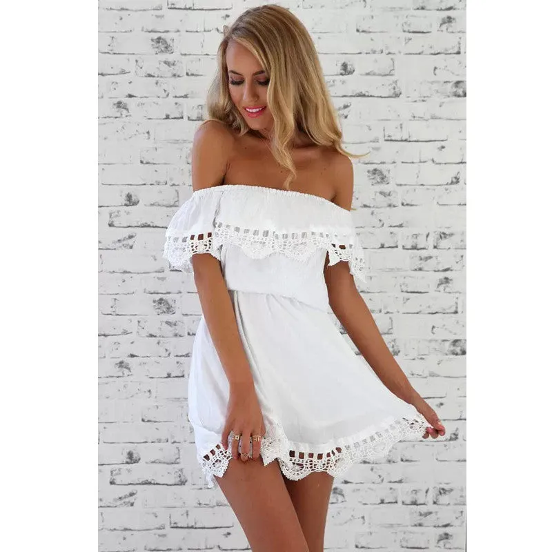 Boho Lace Dress Multiple Colors