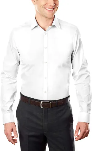 Brand new with tags! Arrow 1851 Mens Wrinkle free Dress Shirt Poplin Regular Fit Spread Collar, Sz 15 1/2, 32-33 sleeve, White!