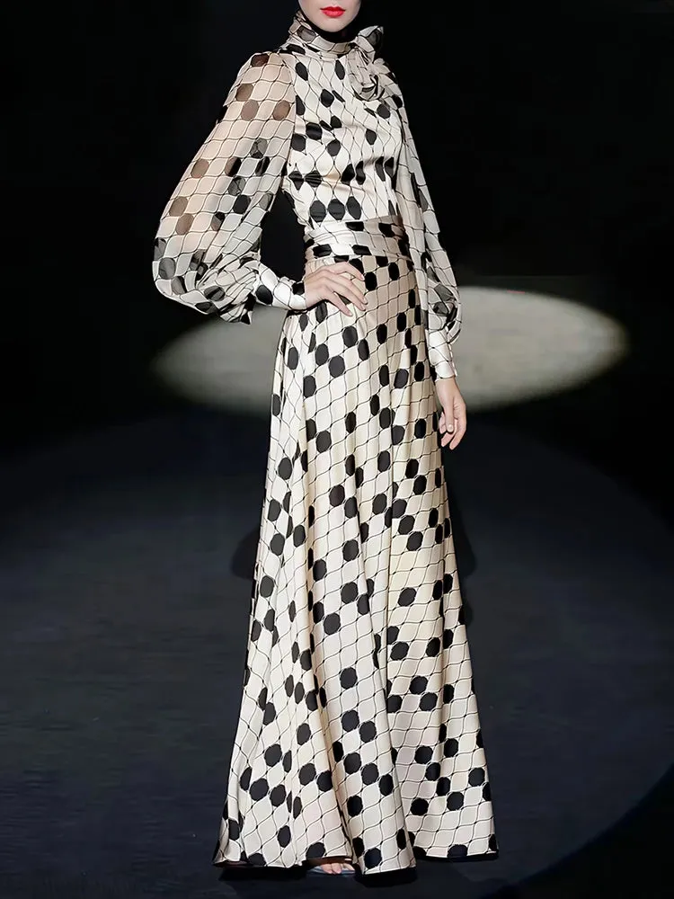 Cassis  Fitted Maxi Dress