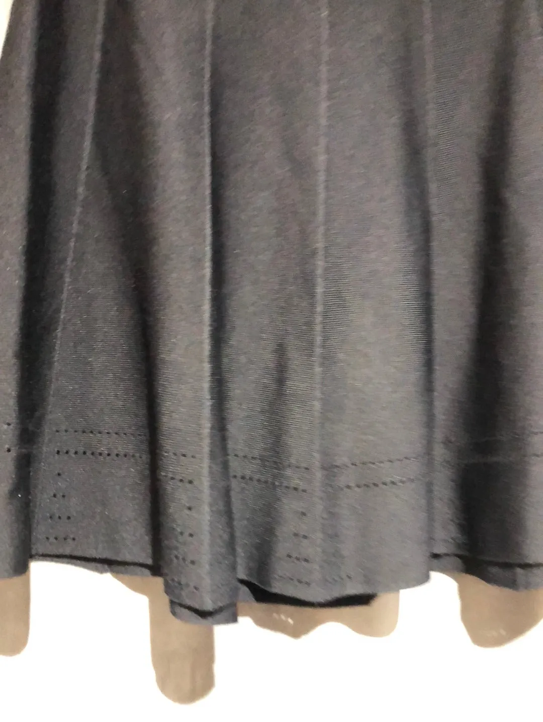 Central Park West Black Falre Skirt A line