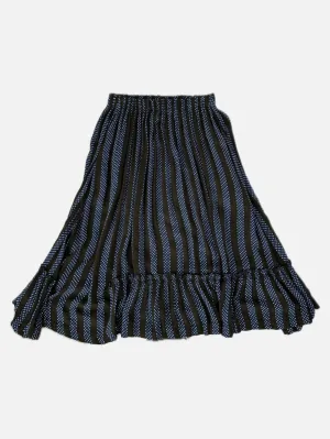 Comme Des Garçons Polka Dot Striped Skirt