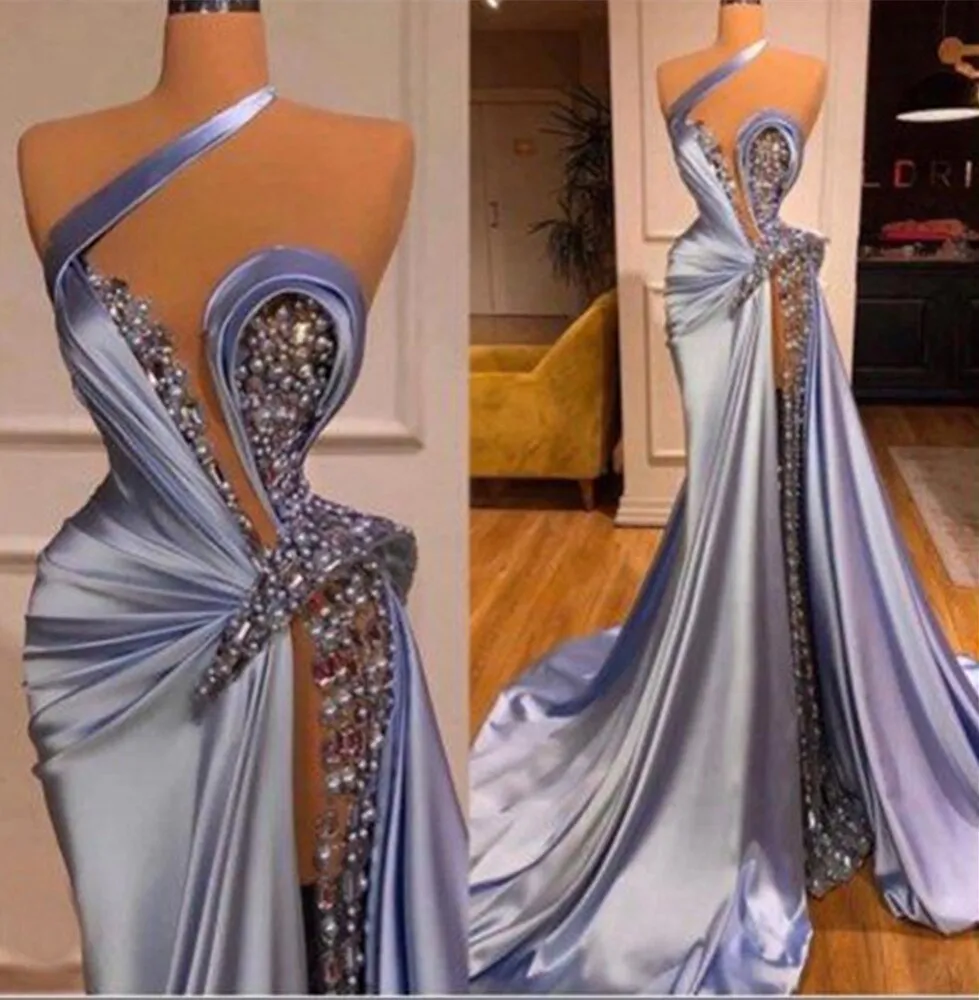 Crystal Sweetheart Sleeveless Zipper A-Line Gowns