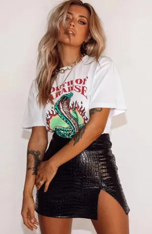 Danny's Leather Mini Skirt