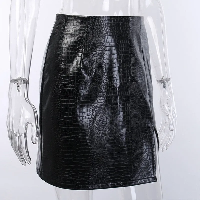 Danny's Leather Mini Skirt