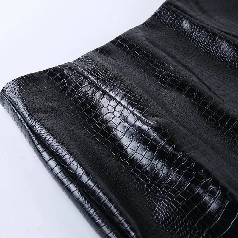 Danny's Leather Mini Skirt