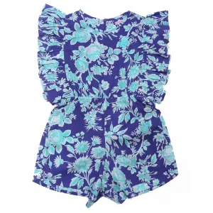 Delphine Playsuit - Violet Harvest Flowers