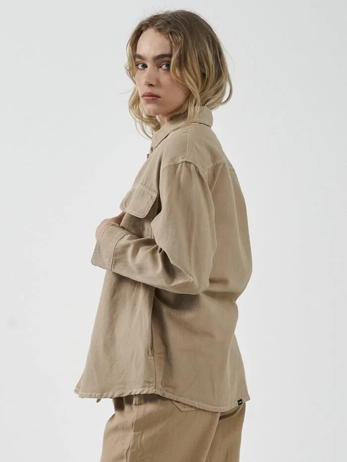 Discovery Overshirt Faded Khaki