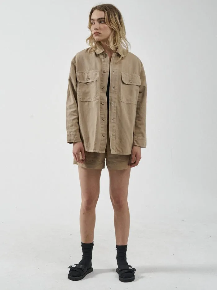 Discovery Overshirt Faded Khaki