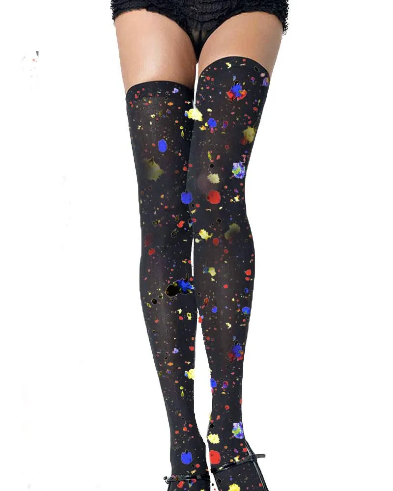 Dishini Sexy Leg Stocking - Fashion tights Full Leg Stocking - 12D-2