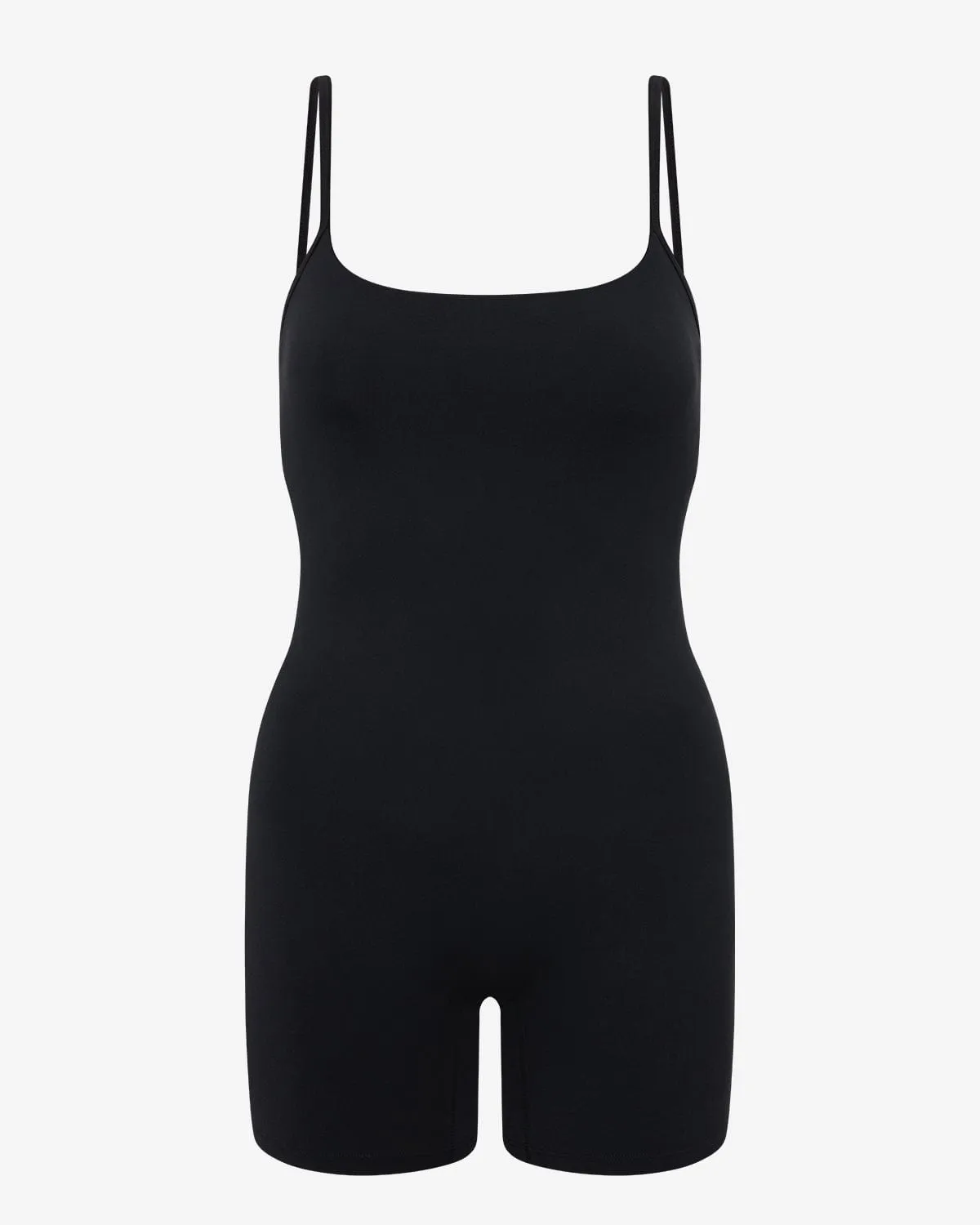Form Staple Playsuit | Black