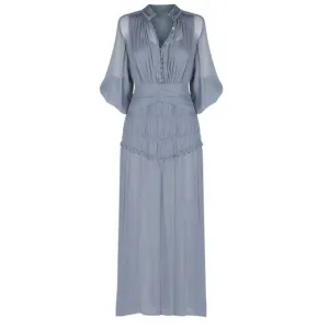 Frill Trim Fold Pleated Slim Summer Clothes For Women