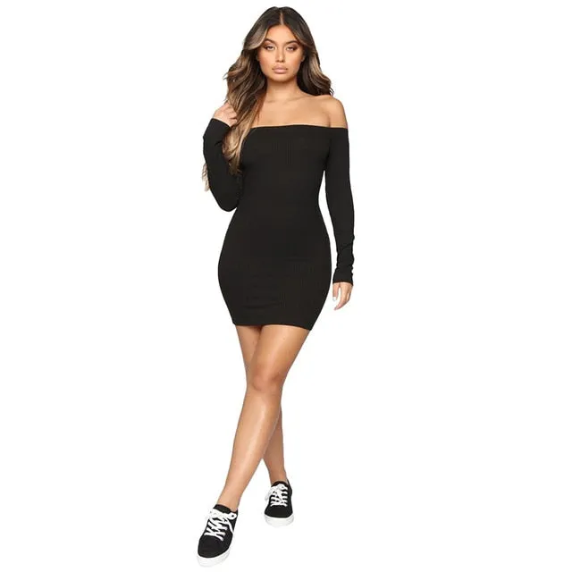Front Drawstring Sexy Bandage Dresses