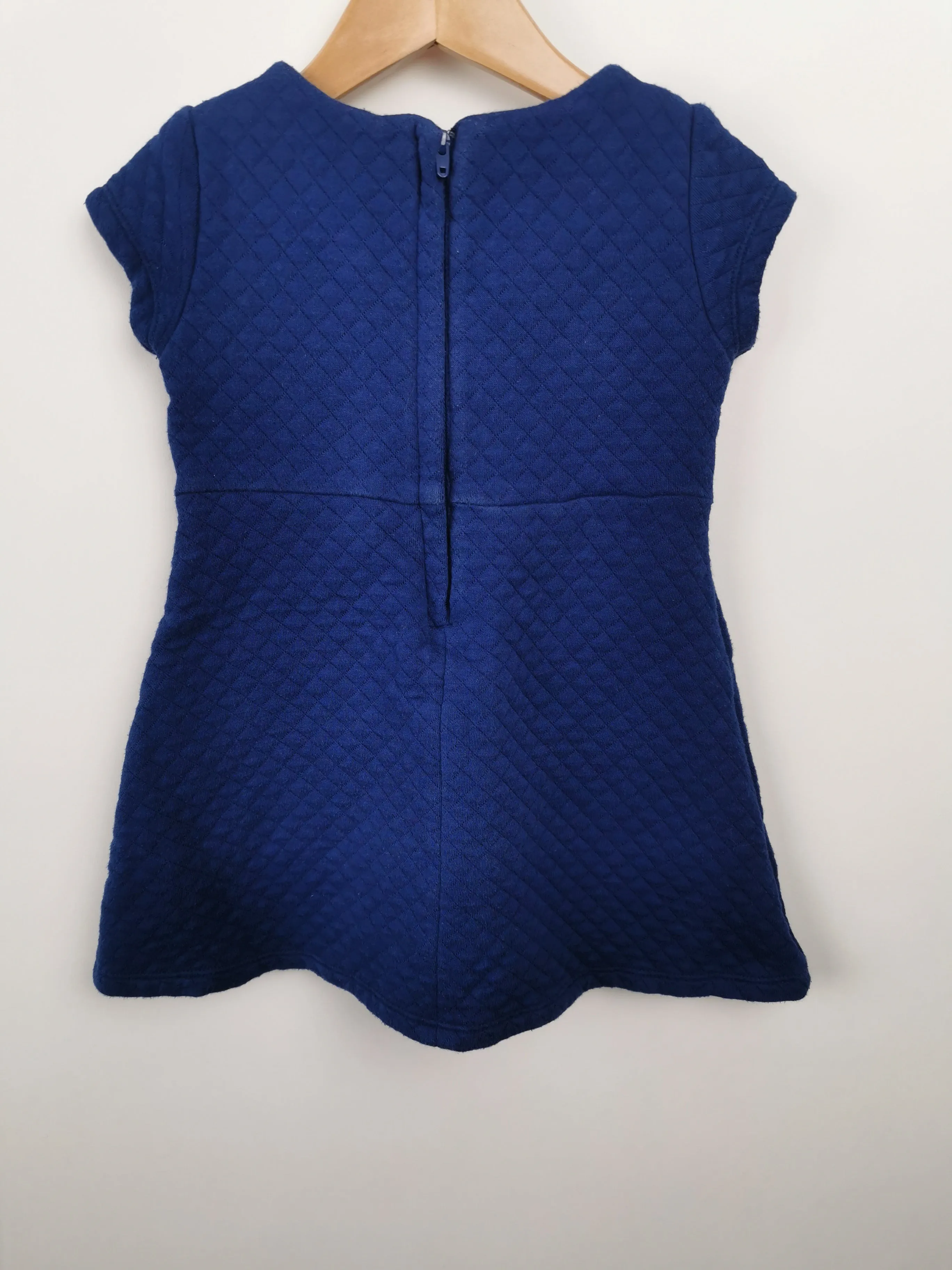 GIRL SIZE 2 YEARS - NAUTICA, Royal Blue, Quilted Dress EUC B38