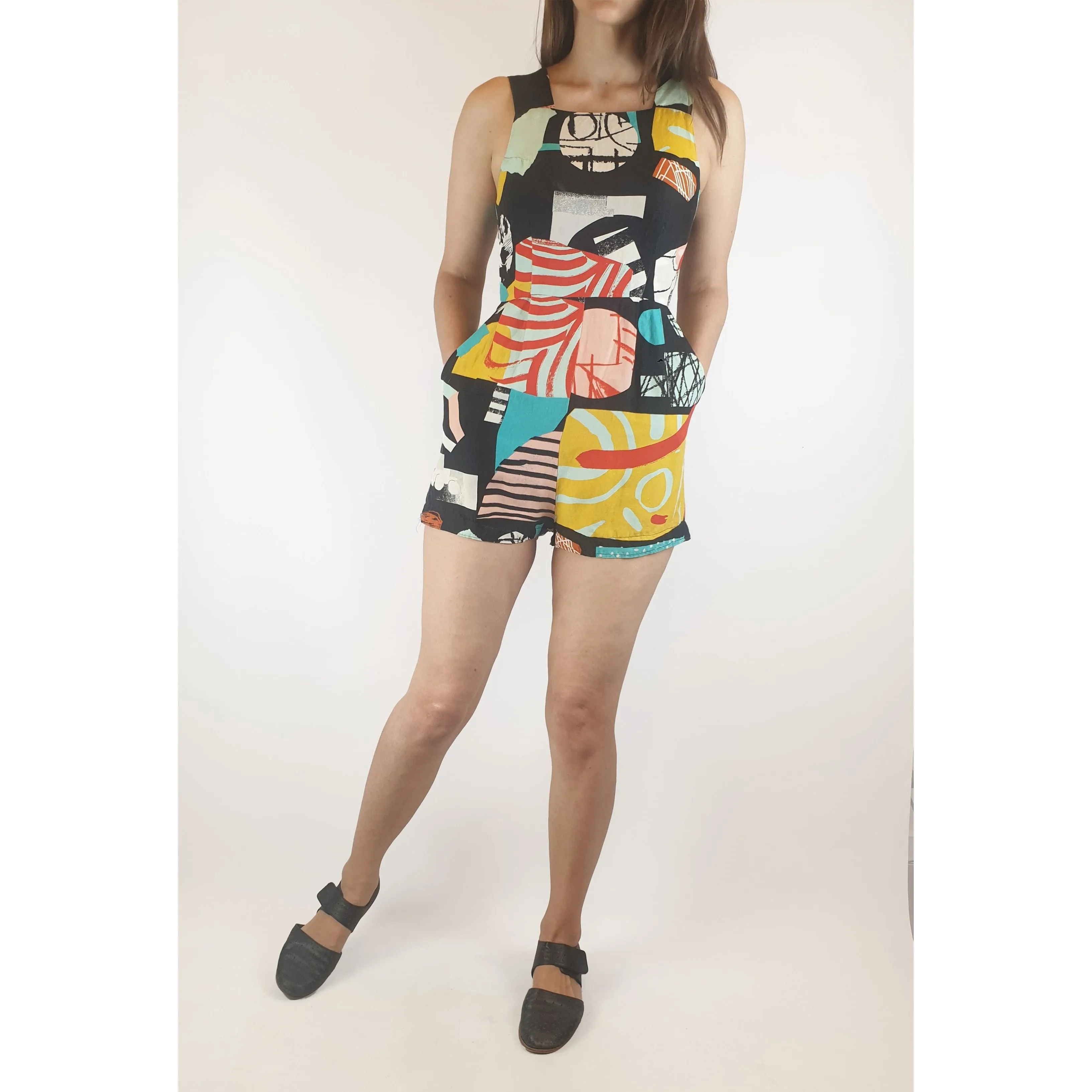 Gorman x Atelier Bingo sleeveless playsuit size 8