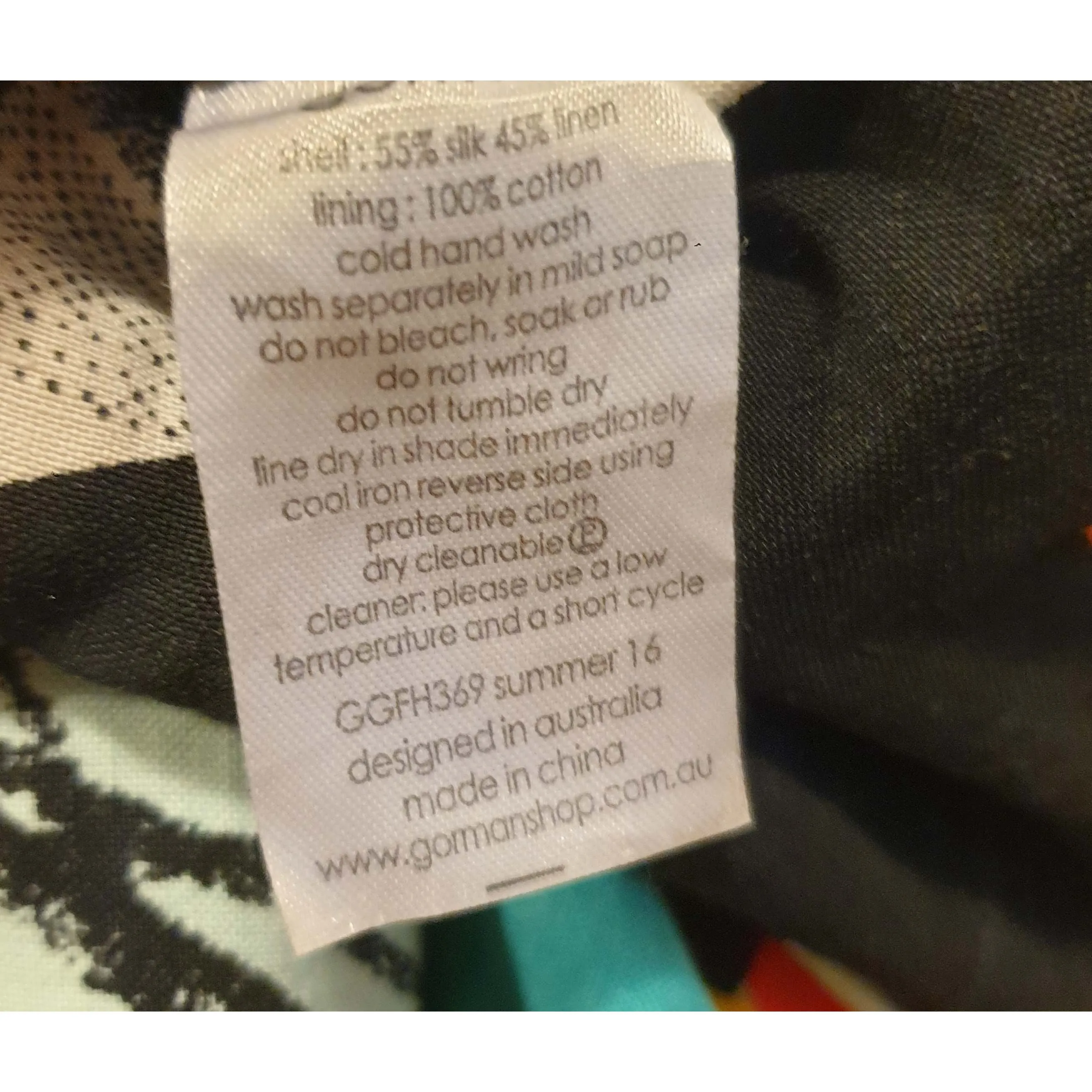 Gorman x Atelier Bingo sleeveless playsuit size 8