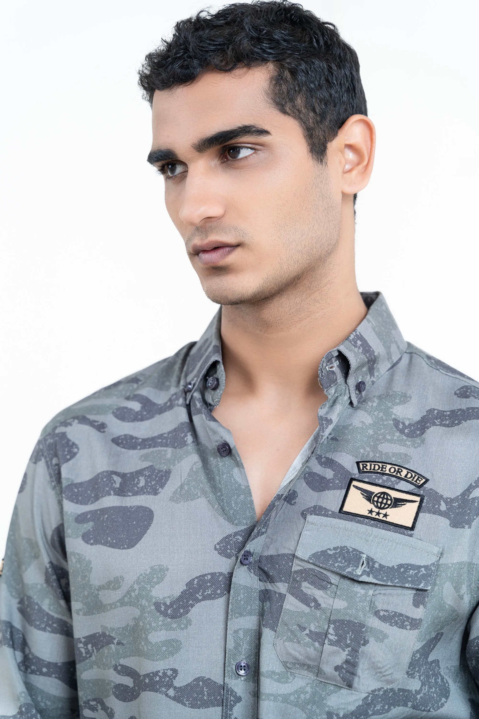 Grey Casual Shirt