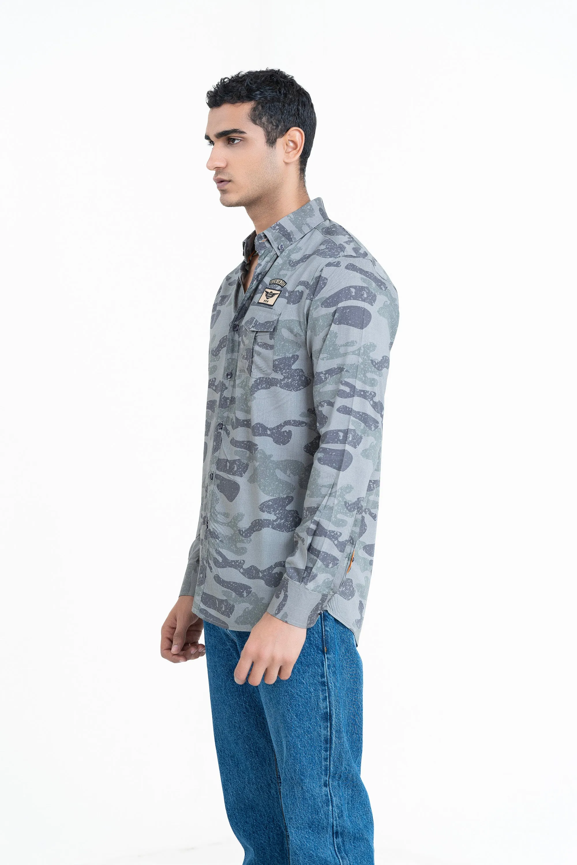 Grey Casual Shirt