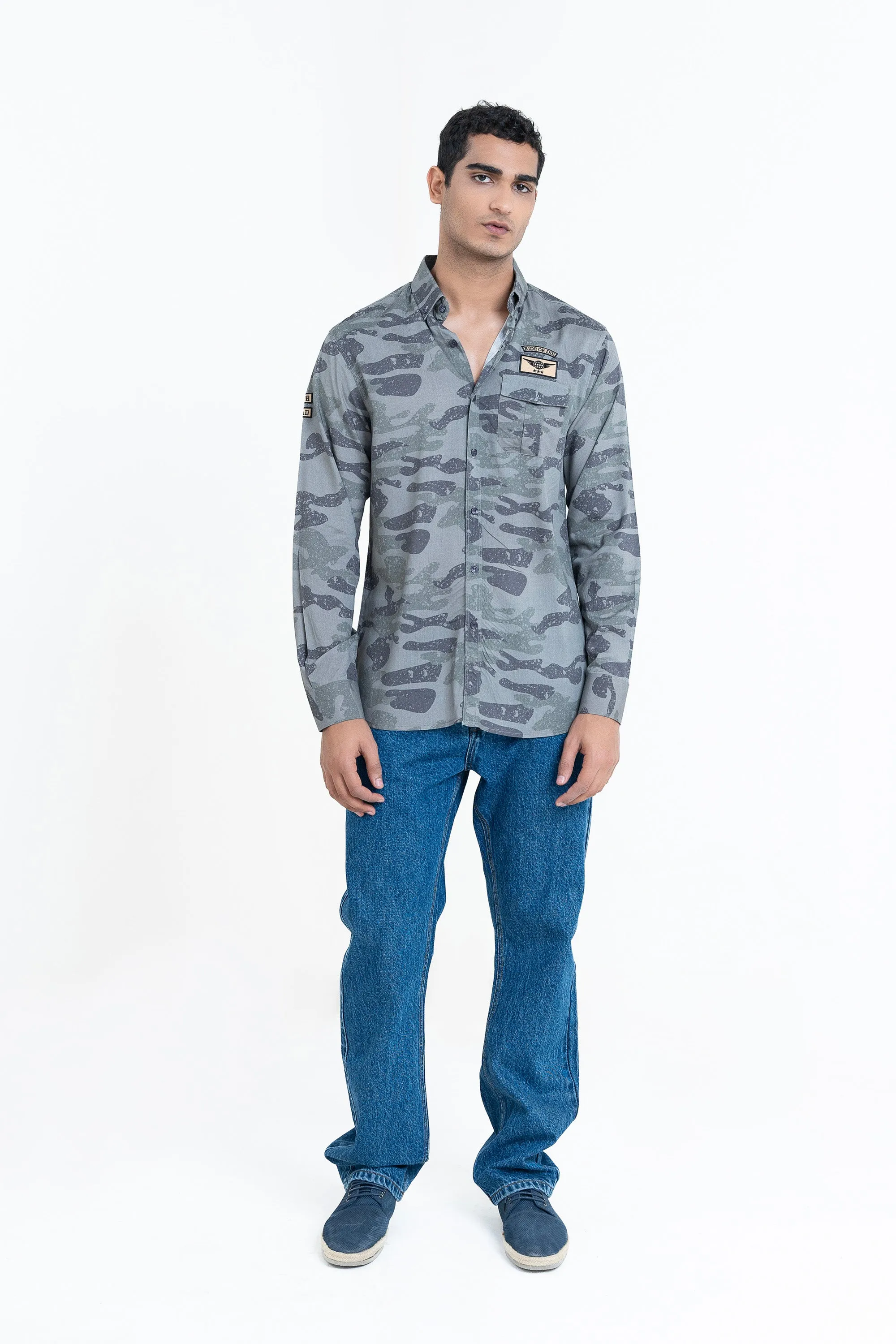 Grey Casual Shirt