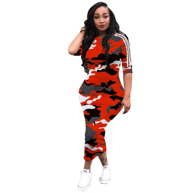 HAOOHU  Work Summer Style Women Bodycon Sexy 2020 New Arrival Casual  Crew Neck Half Sleeve Midi Dress