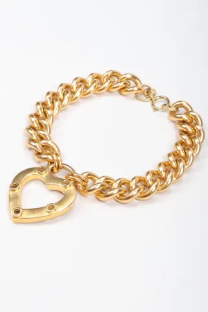 Heart Lock Chain Collar