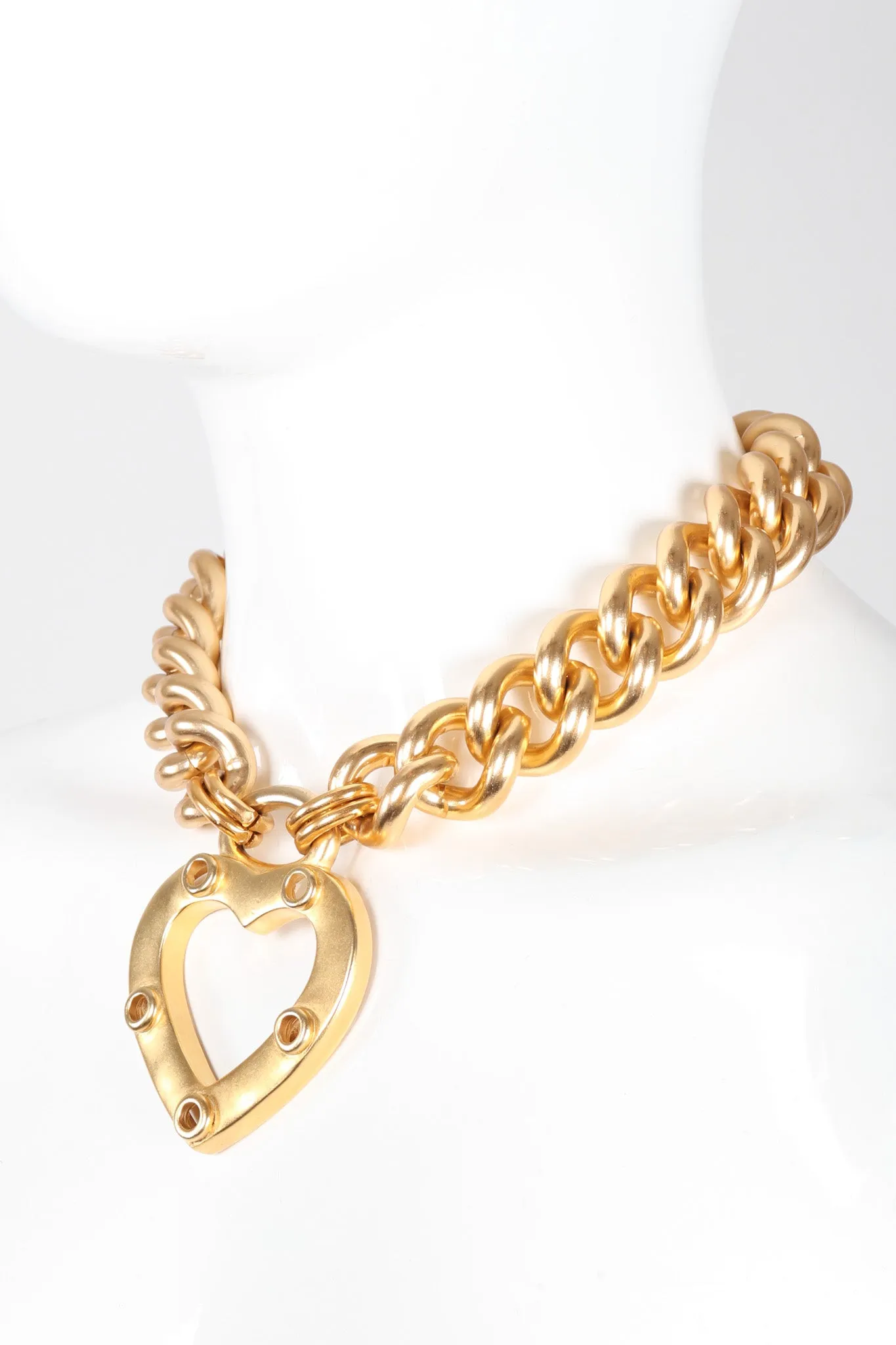 Heart Lock Chain Collar