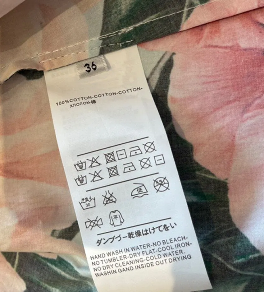 High Quality Flower Print V-Neck Dress