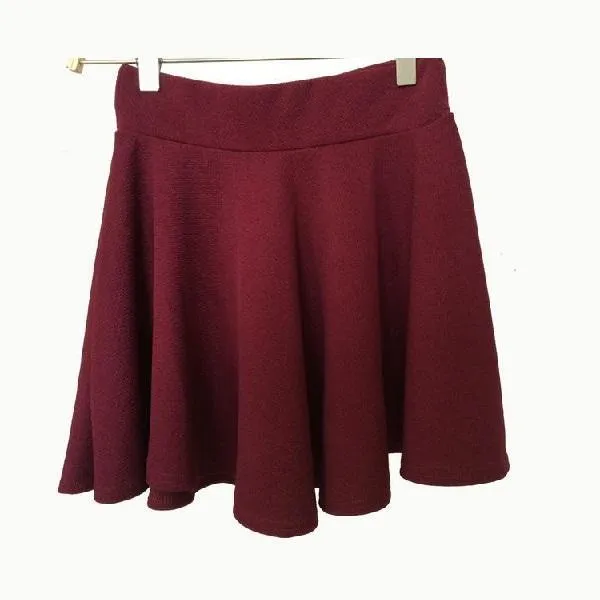 High Waist Mini Skirt With Shorts
