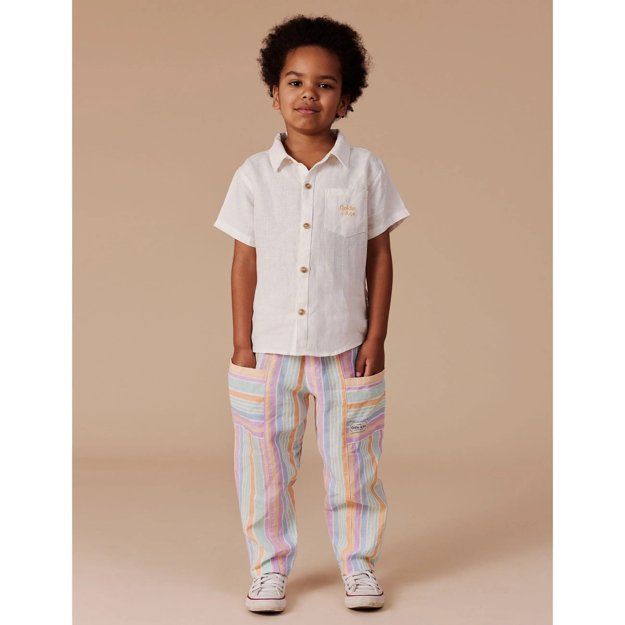 Holiday Linen Shirt - Ivory
