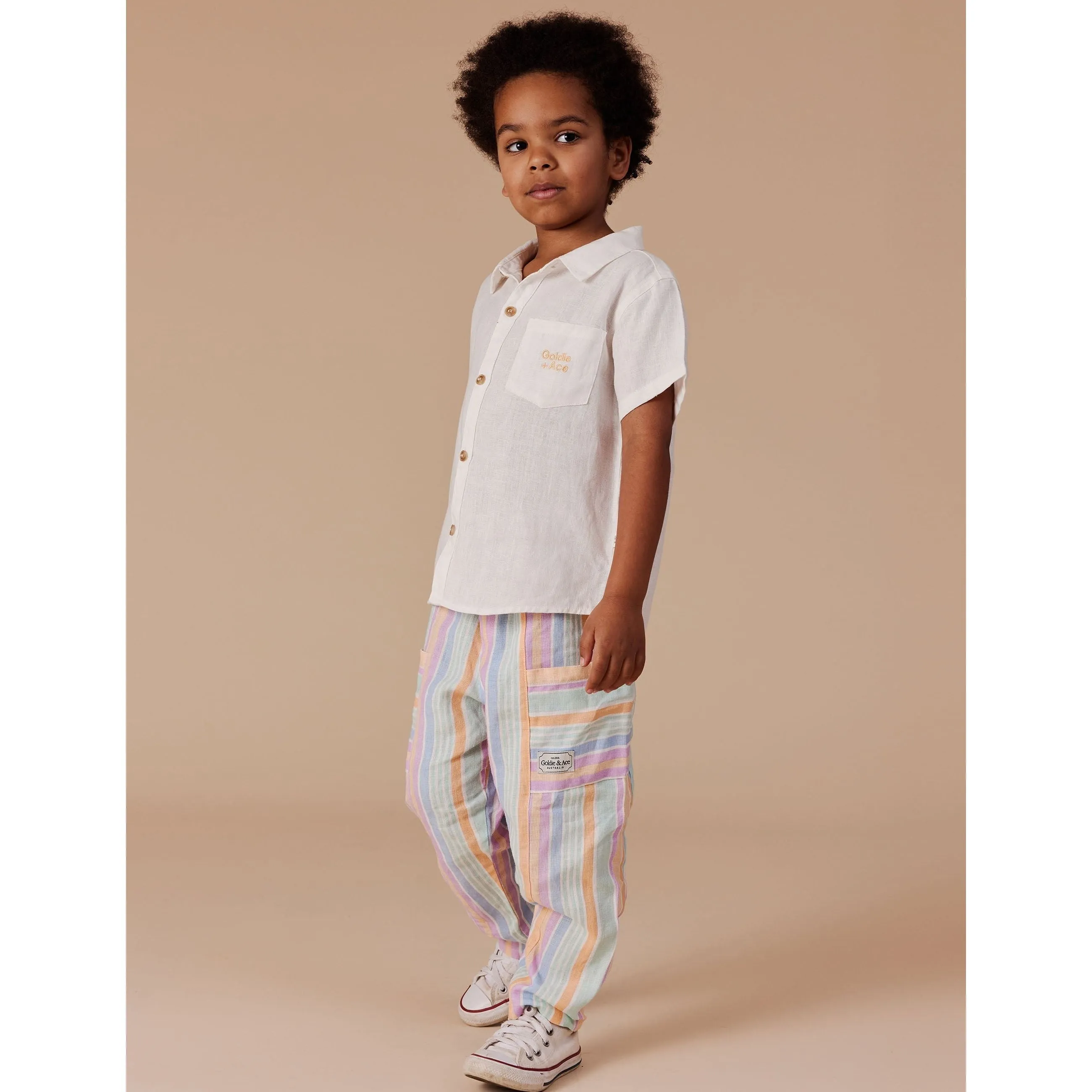 Holiday Linen Shirt - Ivory