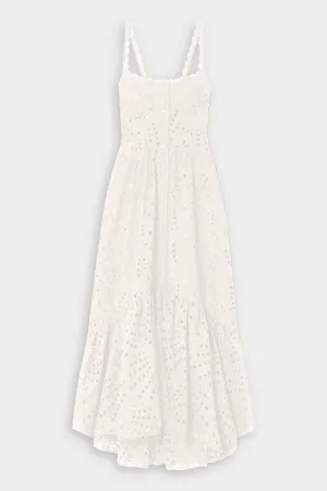 Irene Long Dress in White