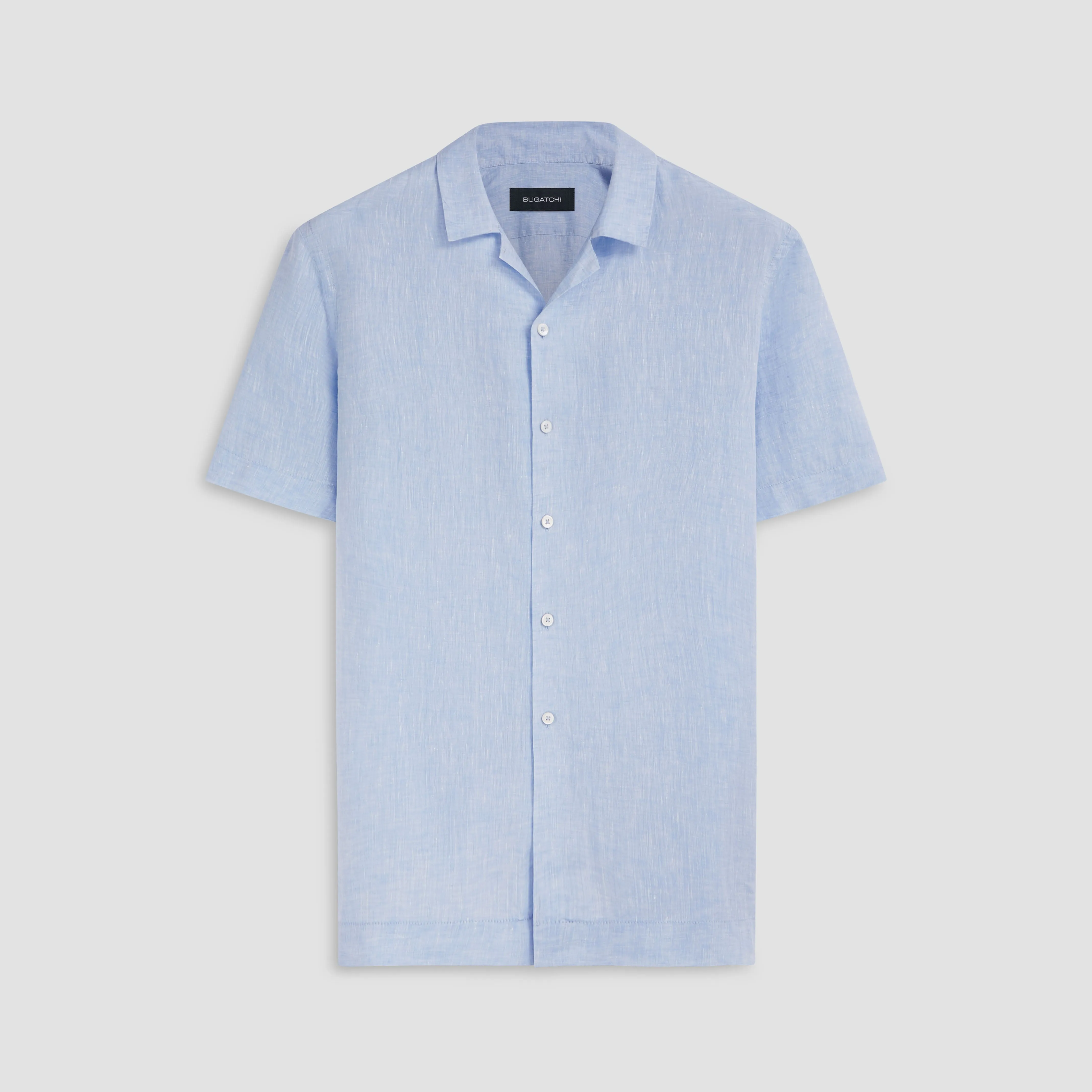 Jackson Solid Short Sleeve Linen Shirt