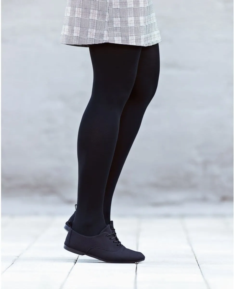 Josephine Opaque Recycled Tights Black