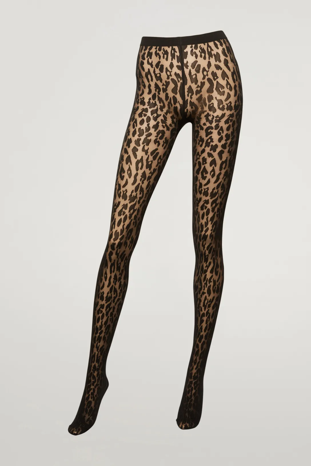 Josey Tights | Black/Black Leo Design