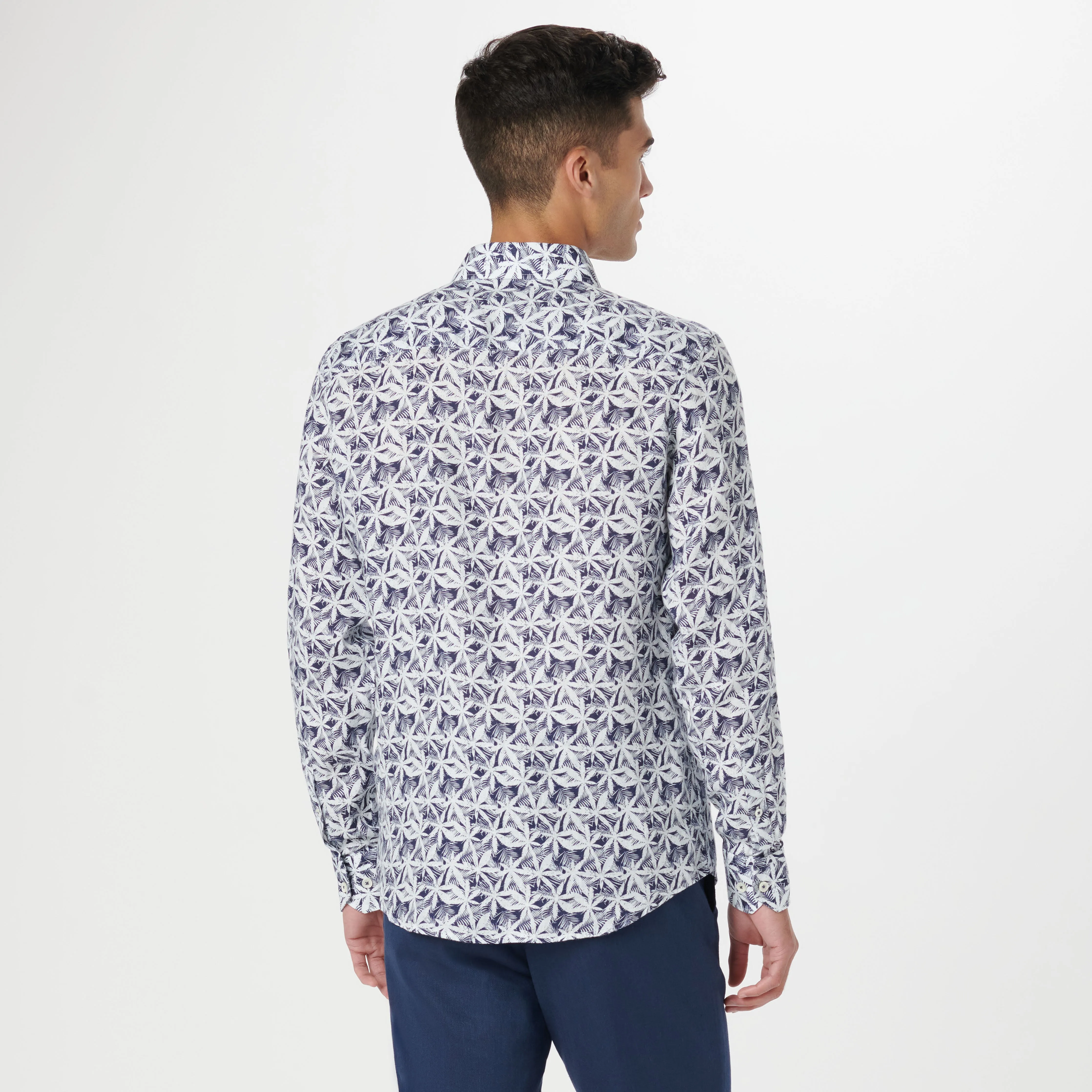Julian Leaf Print Shirt