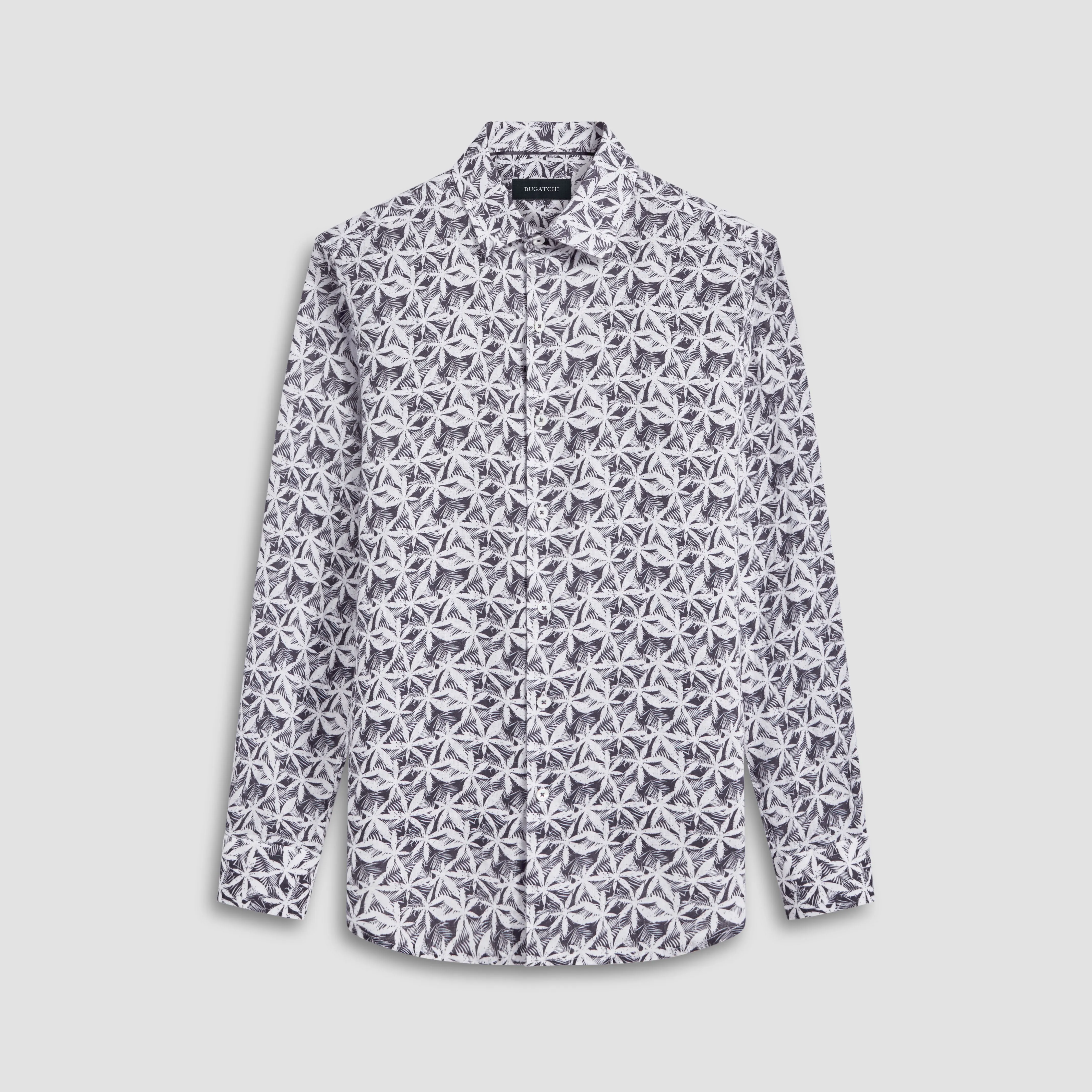 Julian Leaf Print Shirt