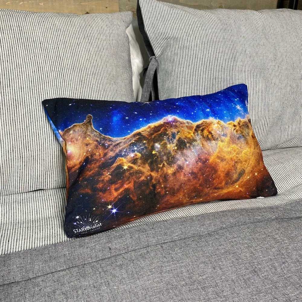 JWST Cosmic Cliffs Carina Nebula Pillow Case