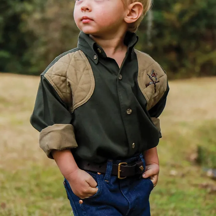 Kevin's Children's 100% Cotton Long Sleeve Shooting Shirt