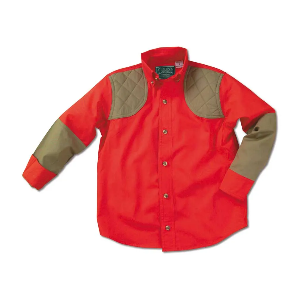 Kevin's Children's 100% Cotton Long Sleeve Shooting Shirt