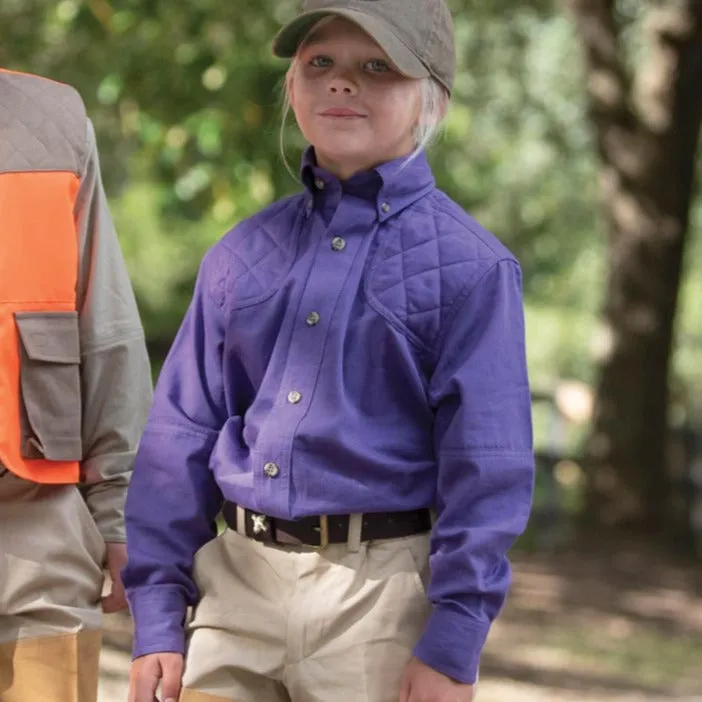 Kevin's Children's 100% Cotton Long Sleeve Shooting Shirt