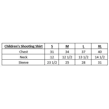 Kevin's Kids Camo Long Sleeve Shooting Shirt